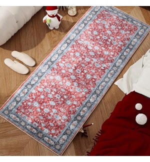 Anti-slip Faux Wool Vintage Carpet