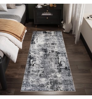 Anti-slip Faux Wool Vintage Carpet