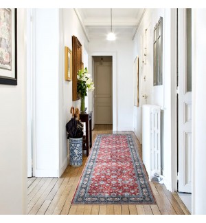 Anti-slip Faux Wool Vintage Carpet