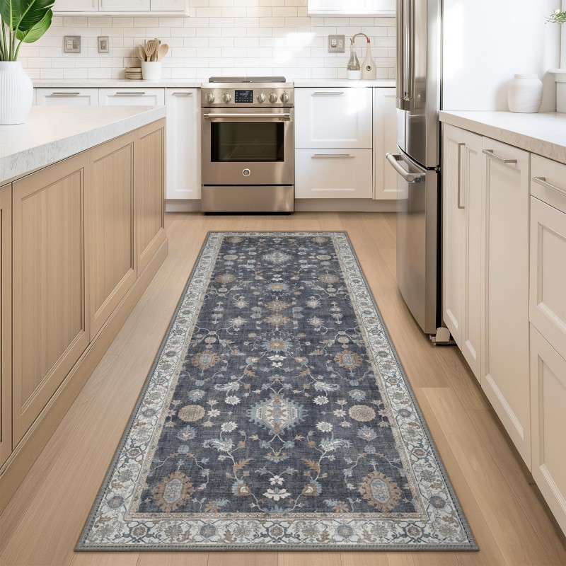Vintage Lightweight Washable Area Rug