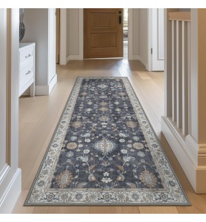 Vintage Lightweight Washable Area Rug