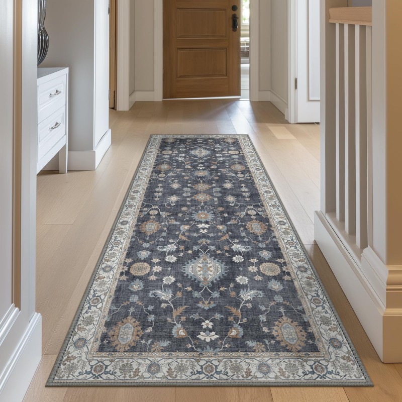 Vintage Lightweight Washable Area Rug