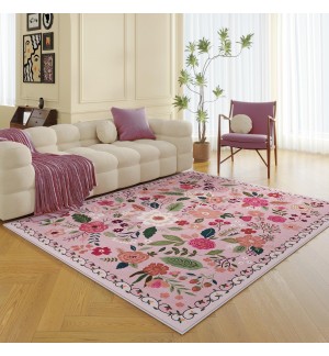 Vintage low pile large carpet