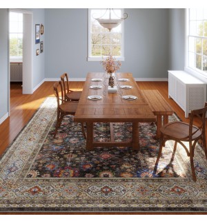 Vintage short pile large carpet