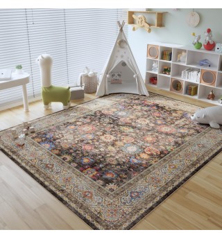 Vintage short pile large carpet